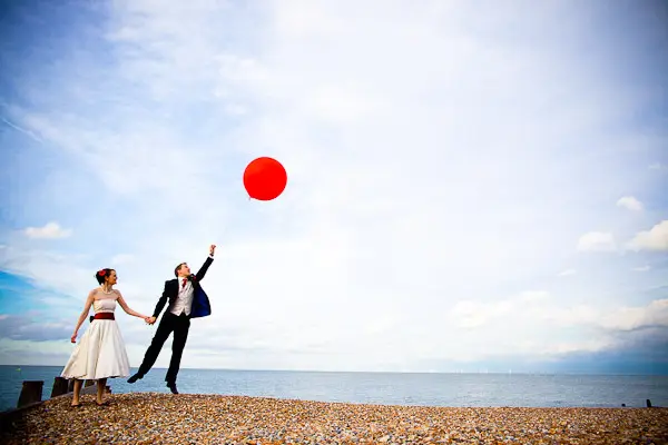 A Detailed Packed, Explosion of Colour, Seaside Shack Wedding 