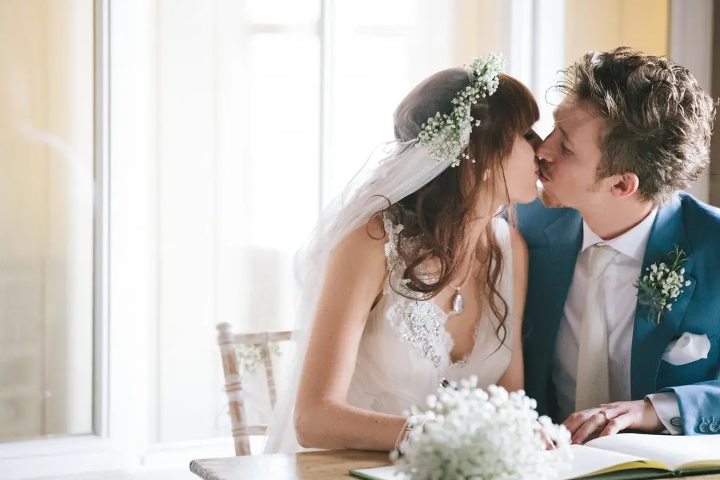 A Homespun, Rustic, Seaside Pretty Wedding with lots of Gypsophelia