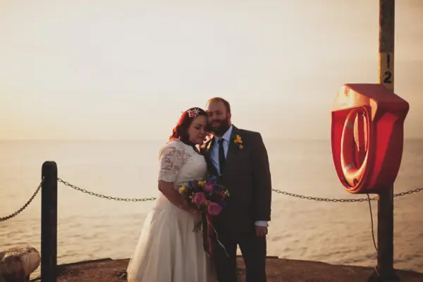 A Eclectic Multicoloured Seaside Wedding 